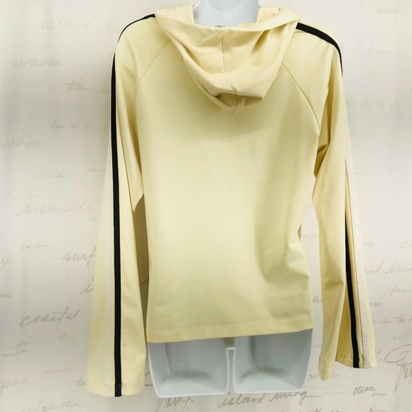 So Sporty Hooded Full Zip Jacket Size L Cream - Picture 7 of 8